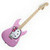 Pink Hello Kitty Fender Stratocaster Guitar